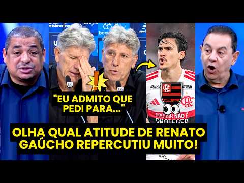 LOUCURA??? “Gente, o RENATO GAÚCHO ADMITIU que contra o FLAMENGO…” REVELAÇÃO no GRÊMIO GERA DEBATE