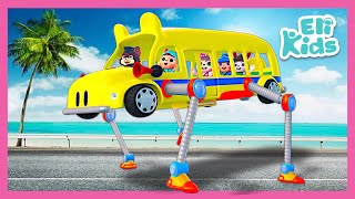 Spider Bus Song +More | Walking, Flying & Swimming Bus | Eli Kids Songs Compilations