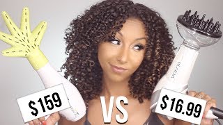 DIFFUSER BATTLE! DevaDryer vs Revlon! Is it worth it? | BiancaReneeToday