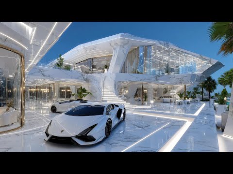White Dream Mansion: The Ultimate Fusion of Light, Glass & Architecture