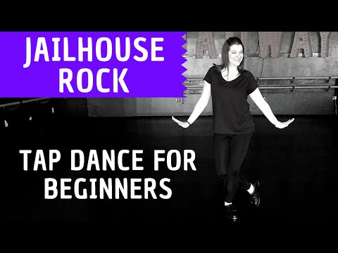 BEGINNER TAP DANCE - "Jailhouse Rock" | Elvis Presley | Easy Tap Dancing Choreography!