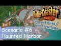RollerCoaster Tycoon Park Playthrough Haunted Harbor Part 1 2 Path Layout Two Coasters
