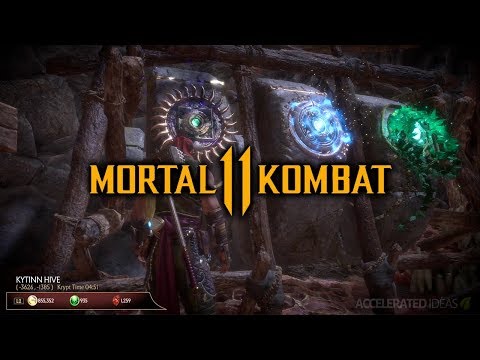 YouTube video about: How to find reptile in mortal kombat 11 krypt?