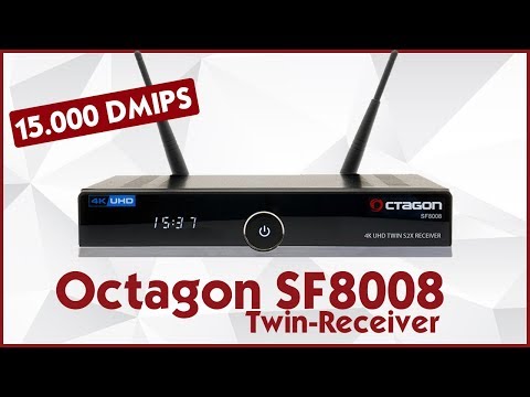 Octagon SF8008 📡 Der 4k Twin S2X Receiver mit 15.000 DMIPS! | Review Deutsch 👑