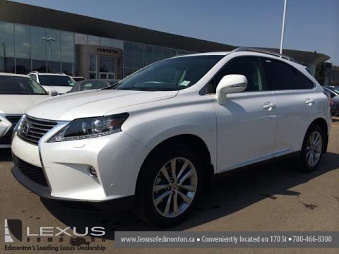 2015 Lexus RX 350 AWD Technology Package Review - White on Black - Alberta, Canada