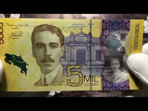 Banknote 5000 Colones Costa Rica