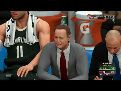 NBA 2K20 My Career ~ Ep.21 ~ Chicago Bulls Vs. Milwaukee Bucks Again!
