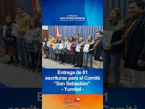 Gran Logro 🎯: Entrega de 81 escrituras para el Comité de Vivienda “San Sebastián” - Yumbel -🇨🇱🌟