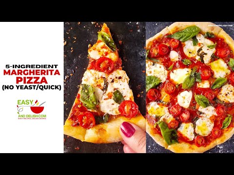 How to Make Margherita Pizza Recipe at Home: Quick 5-Ingredient Recipe