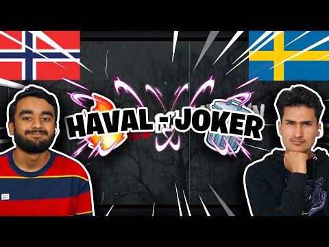 HE IS BACK!! Norwegians React To (Swedish Rap) Reacting Til HAVAL - JOKER (LYRIC VIDEO)