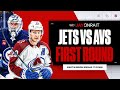 Who has advantage in Jets-Avalanche first-round playoff matchup?
