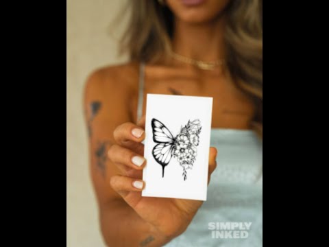 How to apply Semi-Permanent Tattoo properly | Simply inked | Last upto  8 to 16 days