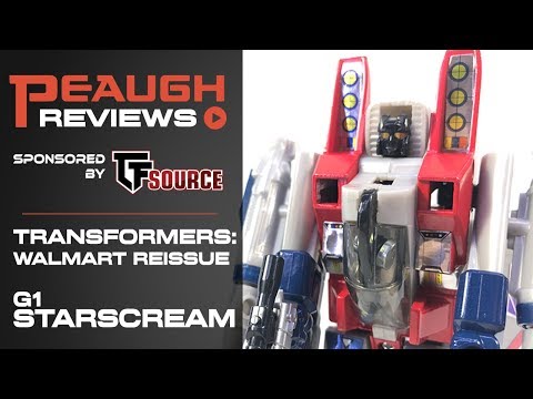 Video Review: Transformers Reissue G1 STARSCREAM