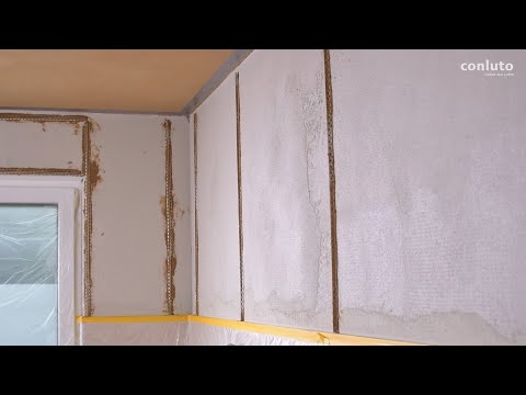 conluto Lehm mit Putzschienen