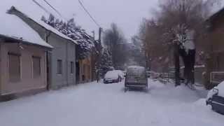 preview picture of video 'Driving in Arad - winter edition'