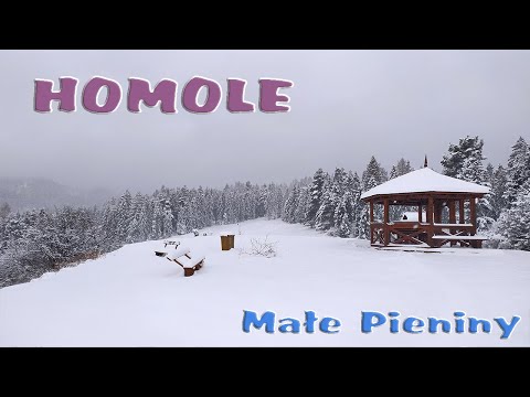 Pieniny zimą - Zaśnieżony wąwóz HOMOLE
