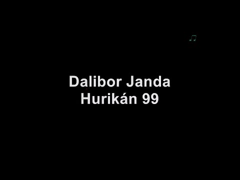 ???? Dalibor Janda – Hurikán | Karaoke s textem ????(stará verze)