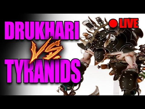 Juice's Dark Eldar Vs Tyranids LIVE 40k ITC Battle Report