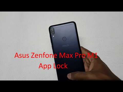 How to Lock/Unlock Apps on Asus Zenfone Max Pro M1 using Fingerprint Scanner