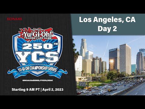 Welcome to Day 2 of the 250th Yu-Gi-Oh! TCG YCS in Los Angeles!