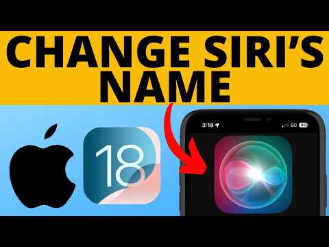 How to Change Siri's Name to ANYTHING on iPhone - iOS 18