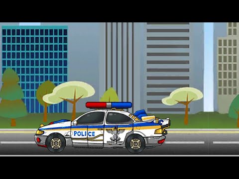 Lego T Rex Cops / Lego Police Car, Lego Dinosaurus Jurassic World