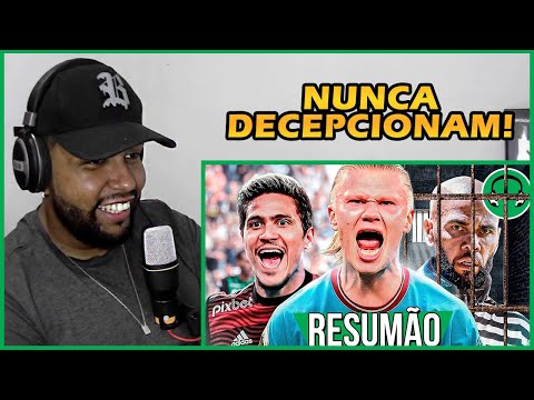 ♫ HAT-TRICK DO HAALAND, FLAMENGO AVASSALADOR, DANI PRESO | Paródia No Lie - Sean Paul - REACT