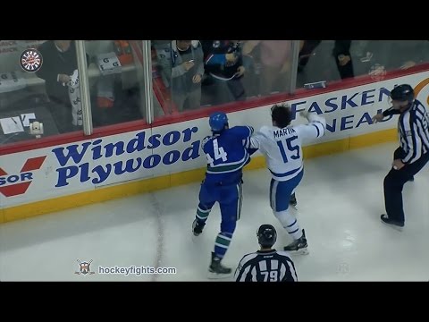 Matt Martin vs Erik Gudbranson