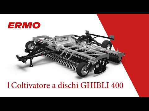 Coltivatore a dischi ERMO per minima lavorazione GHIBLI 400 con decompattatore ARROW | ERMO Aratri