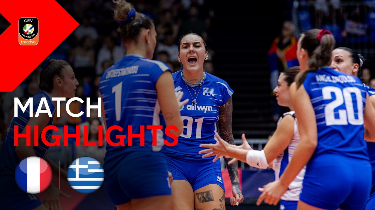 Highlights | FRANCE vs. GREECE | CEV Trendyol Eurovolley 2026 | Women - Match Highlights