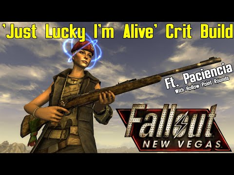 Fallout New Vegas: 'Just Lucky I'm Alive' Crit Build - Demonstration.