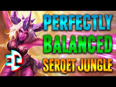 STILL VERY MUCH VIABLE - SERQET CONQUEST JUNGLE - MASTERS RANKED - SEASON 7 SMITE - 2K RESOLUTION