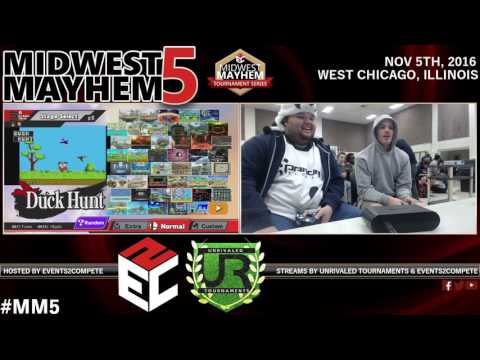 Midwest Mayhem 5 Losers Top 16: Skorpio (Robin) vs. PG l MVD (Diddy Kong)
