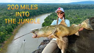 Fishing 200 Miles into the Jungle, Catching HUGE Catfish!