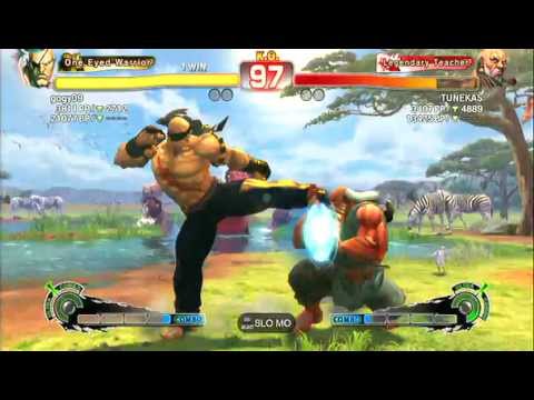 SSF4 AE  B+-rank gouken (TUNEKAS)  vs  A+-rank sagat (gogy09)