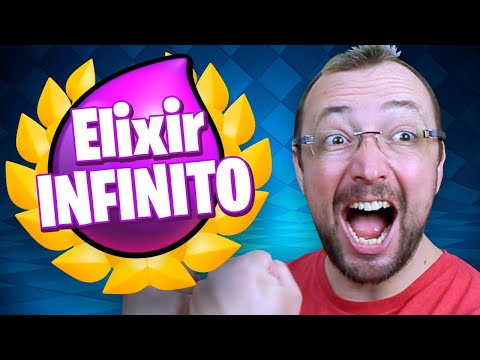 JOGUE ELIXIR INFINITO no CLASH ROYALE