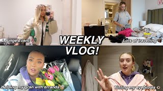 WEEKLY VLOG | Travelling To and From Manchester, Lounge Event & Beverley Day Sesh!