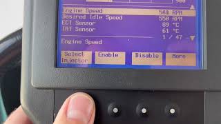 Cylinder Balance Test Tech 2 Scantool
