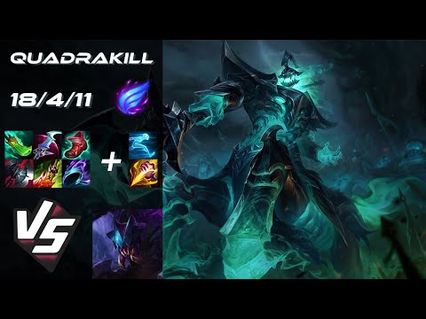 JUNGLE Hecarim vs Rek'Sai [QUADRAKILL] - NA Grandmaster Patch 14.7