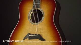 Video thumbnail for Masterclass Brazilian Dreadnought Carmel Burst E Bearclaw Sitka Spruce - Brazilian Rosewood by Breedlove Guitars