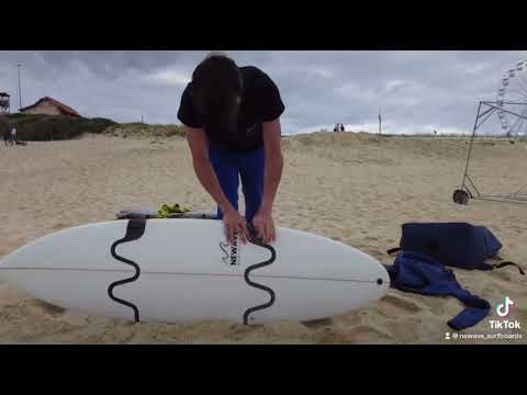 How to go surfing with a Newave board