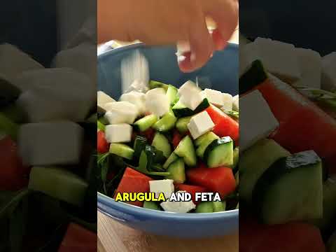 Watermelon, Cucumber & Feta Salad