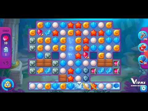 Fishdom. 5992 super hard level no boosters and diamonds