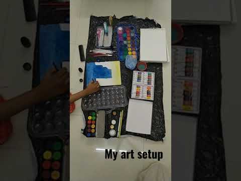 Art set up done by me who is 10 years old#art#shorts