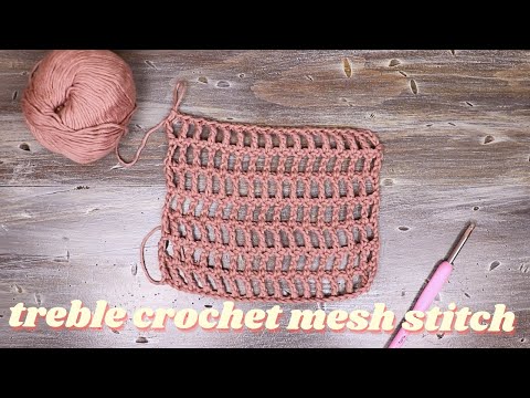How To Crochet Mesh Stitch | Very Easy!!