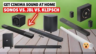 Sonos Arc Ultra vs. JBL vs. Klipsch - Best Dolby Atmos Soundbars for Total Immersion