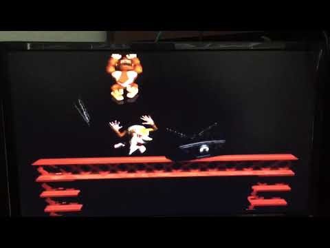 Testing Out Donkey Kong Country On The SNES