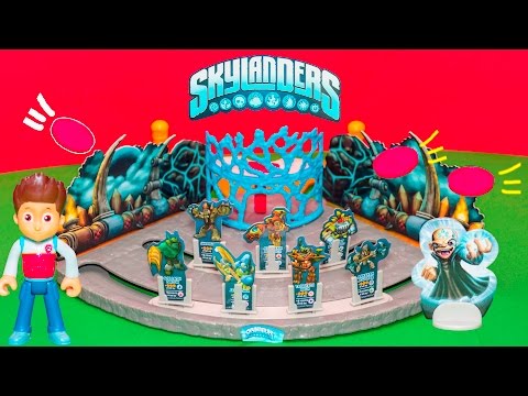 SKYLANDERS Game Skylanders Block N Blast Game with Paw Patrol Video Unboxing
