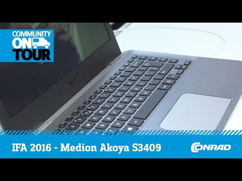 IFA 2016 | Medion Akoya S3409 - schmales Notebook mit starker Leistung | Conrad