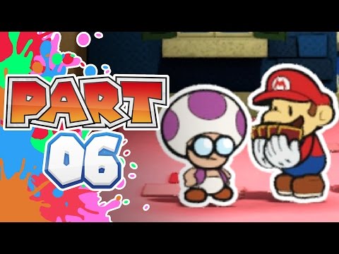 Paper Mario Color Splash 100% Walkthrough - Part 6 - Port Prisma Mini Star #2